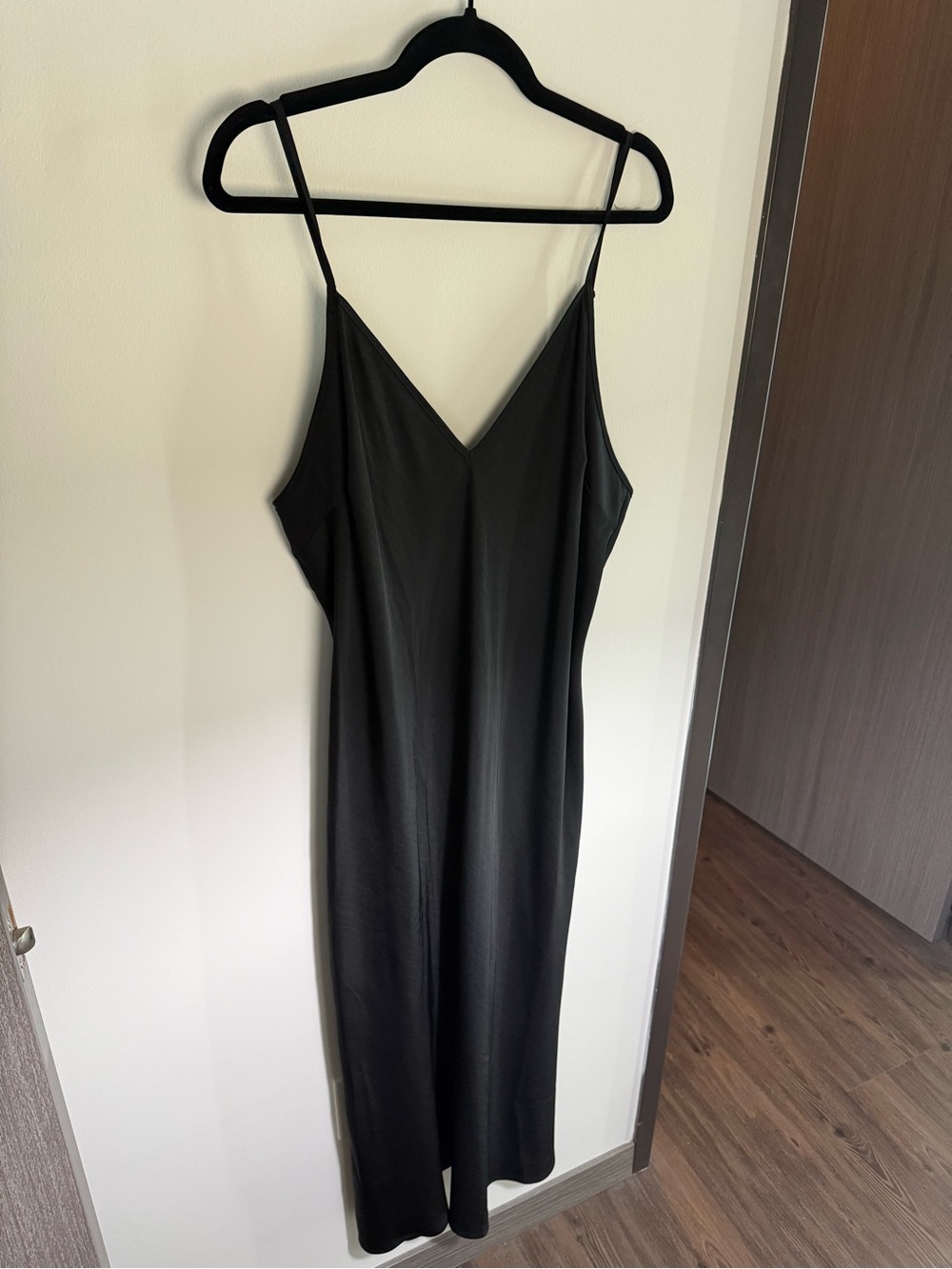 Black Slip Dress - Women